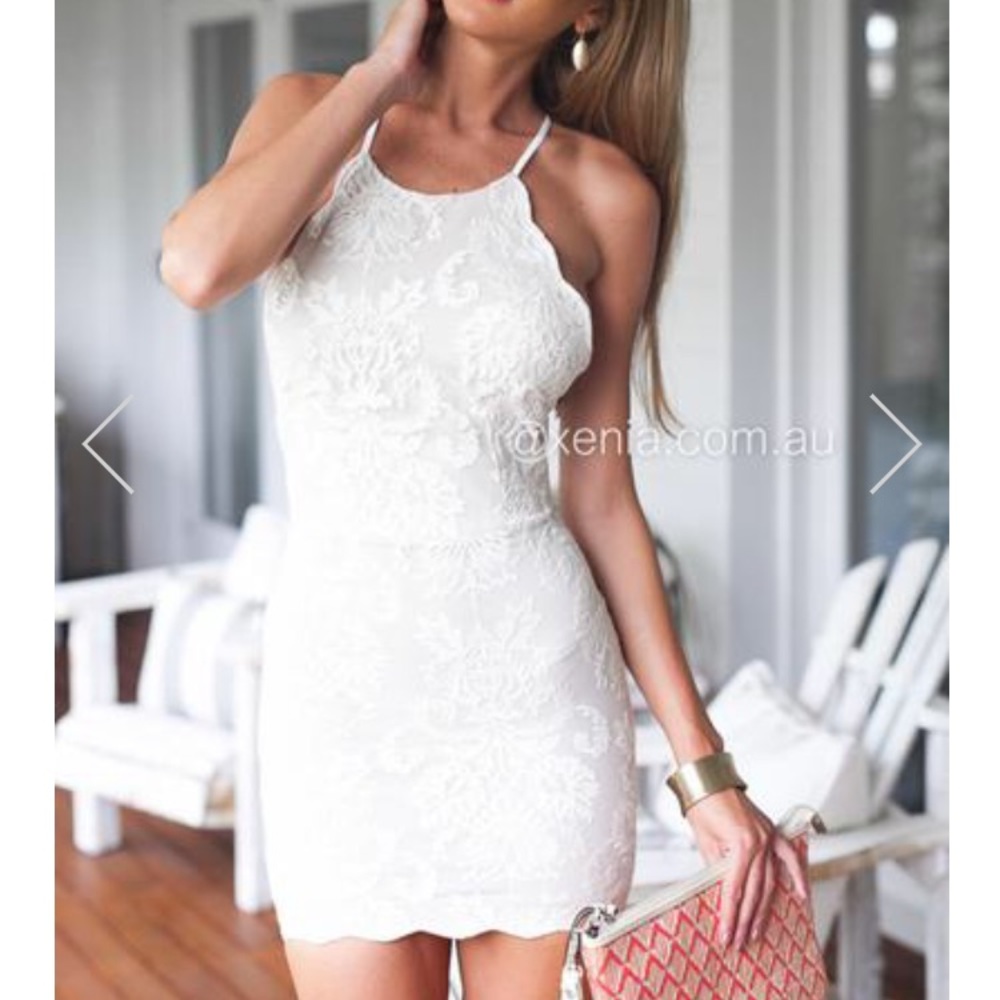 Inka Lace Dress (Beige)
